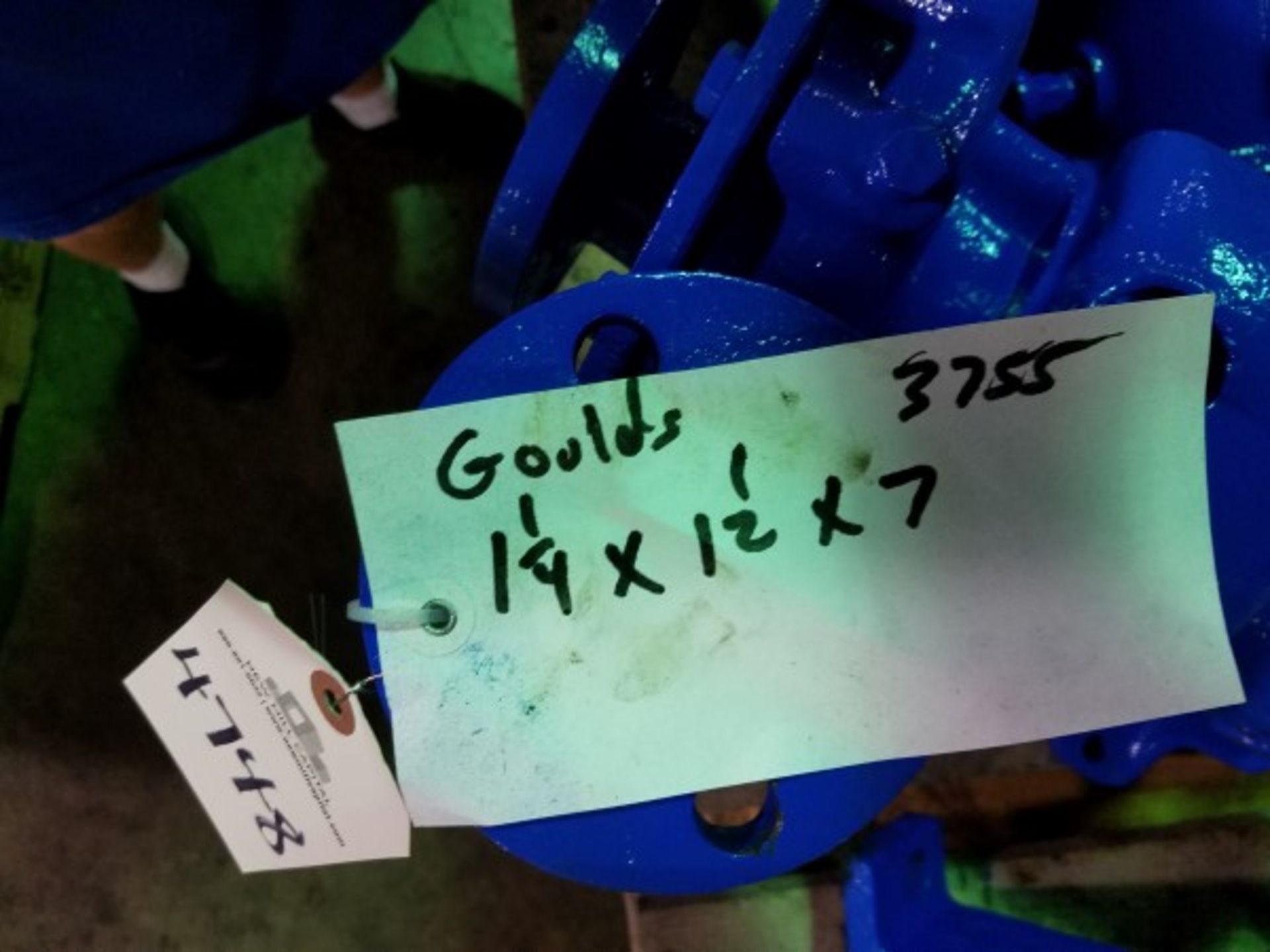 Goulds 3755 1.25 x 1.5 x 7 Pump | Seller to load for $10 per lot or buyers may remove hand carry - Image 2 of 2