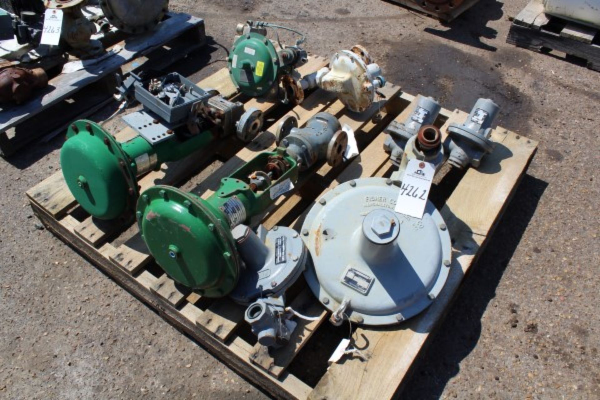 Pallet Lot Valves | Seller to load for $10 per lot or buyers may remove hand carry items by