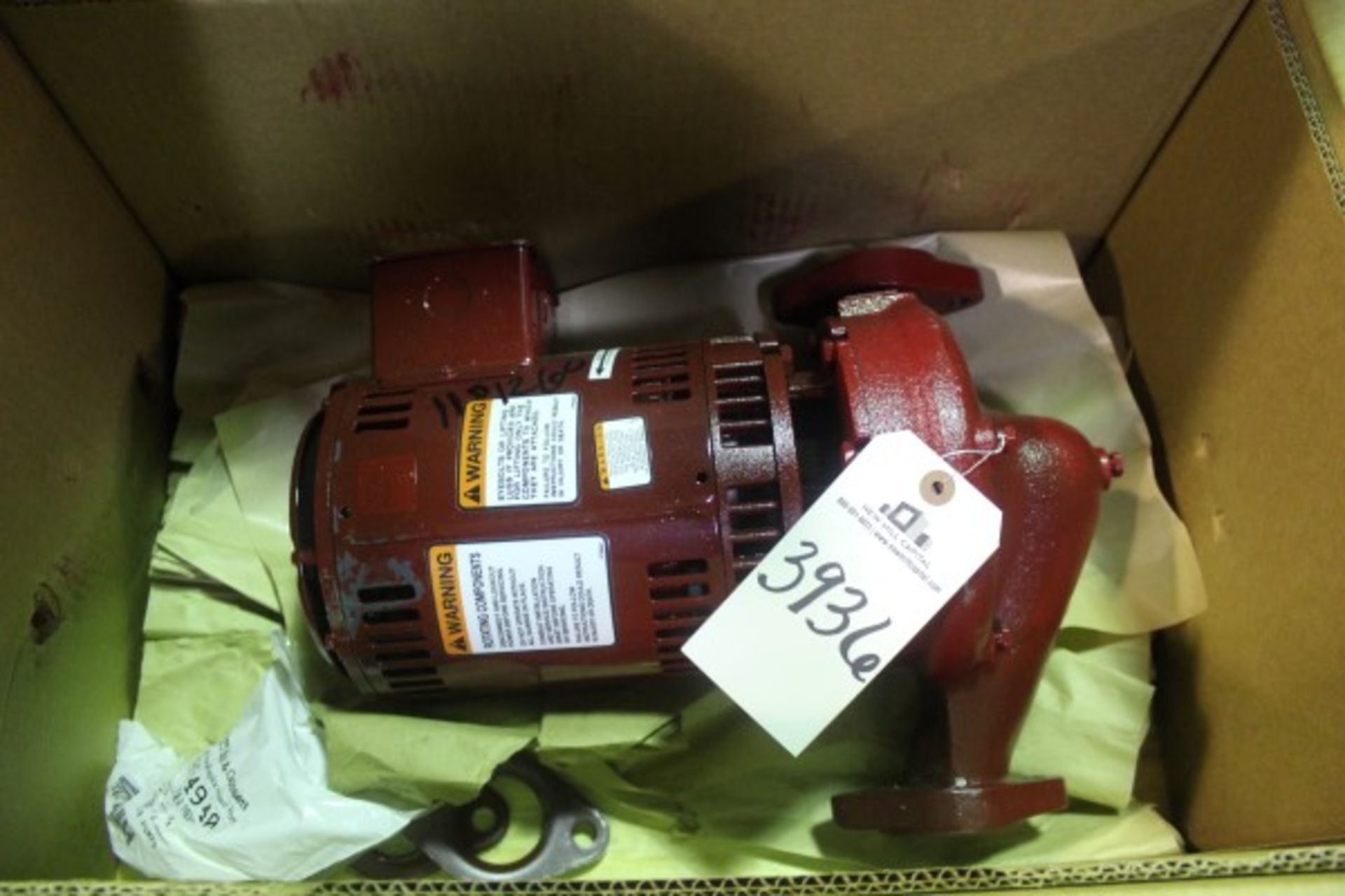 Bell & Gossett 1 1/2" Transfer Pump | Seller to load for $10 per lot or buyers may remove hand carry