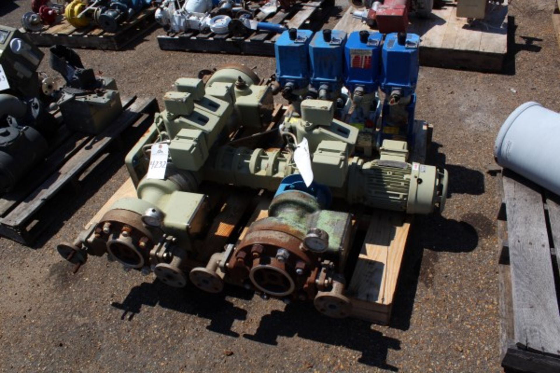 Pallet Lot Pumps | Seller to load for $10 per lot or buyers may remove hand carry items by