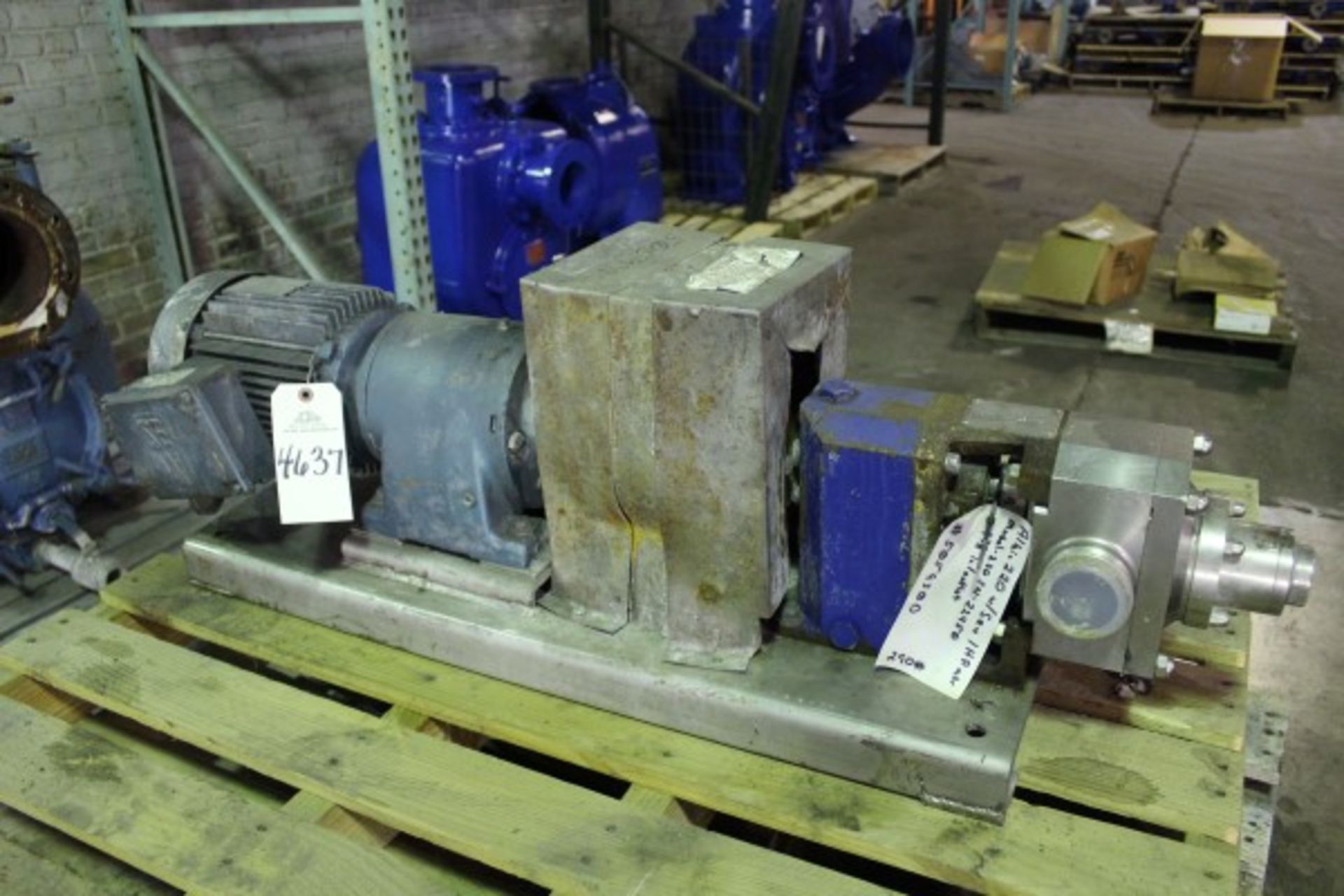 Albie 220 Positive Displacement Pump Skid | Seller to load for $10 per lot or buyers may remove hand