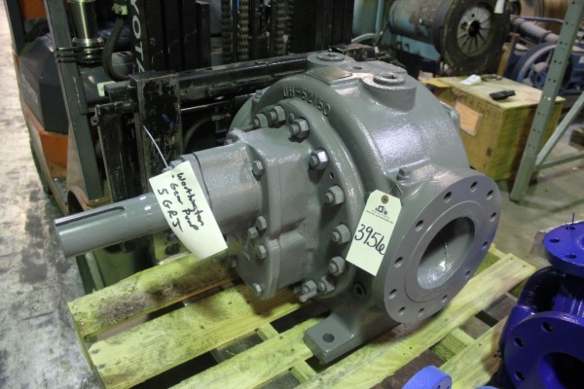 Worthington 5GRJ Gear Pump | Seller to load for $10 per lot or buyers may remove hand carry items by