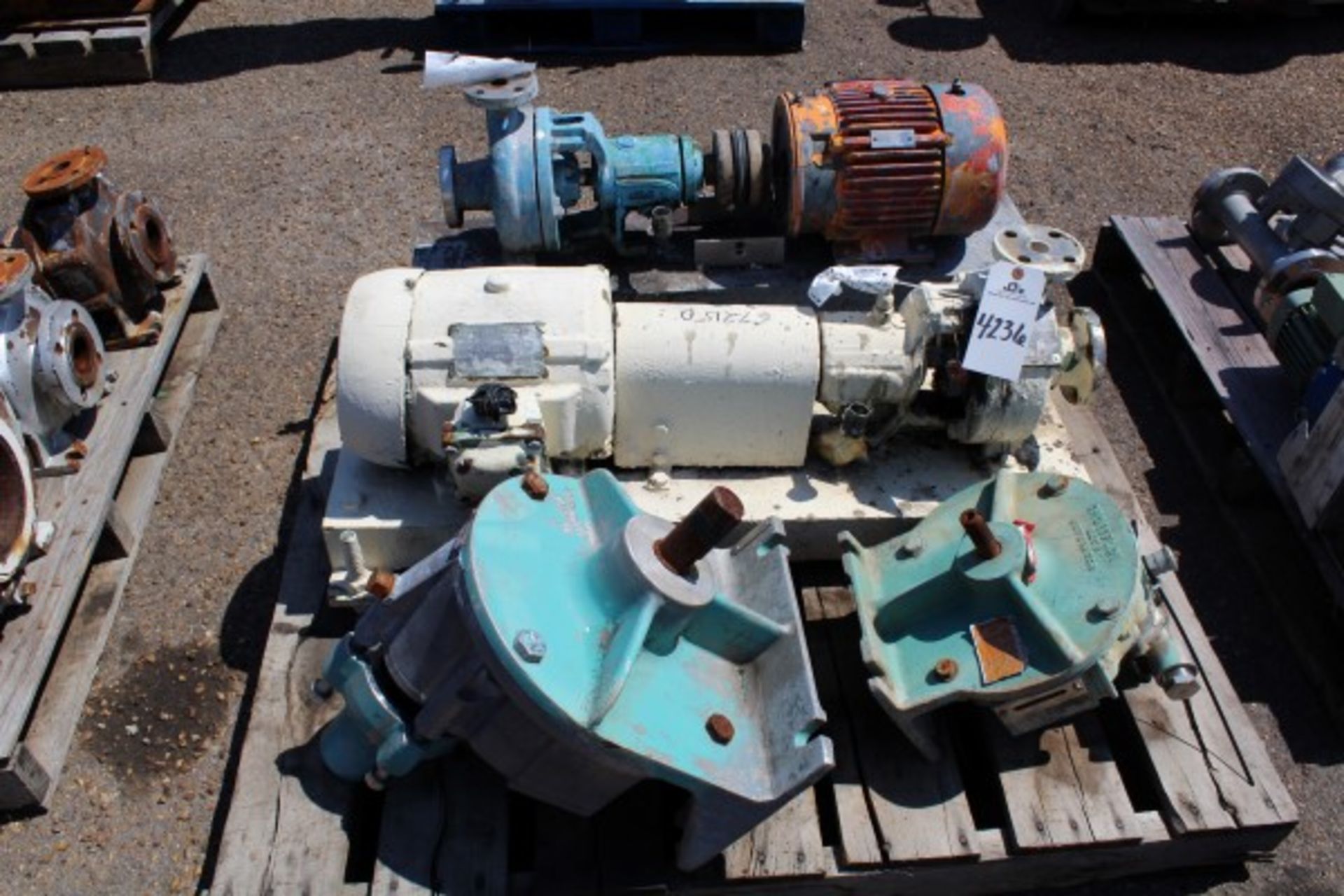 Pallet Lot Pumps | Seller to load for $10 per lot or buyers may remove hand carry items by