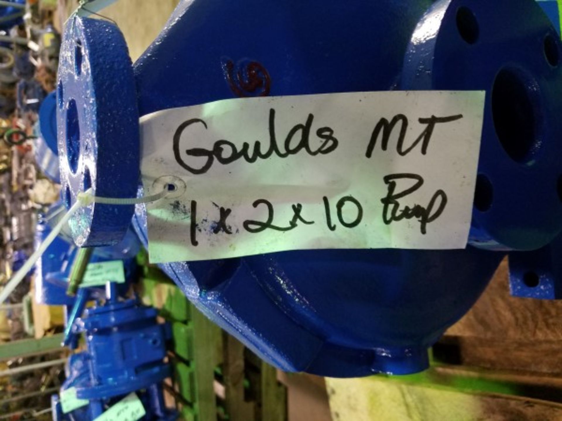 Goulds 1 x 2 x 10 MT Pump | Seller to load for $10 per lot or buyers may remove hand carry items - Image 2 of 2