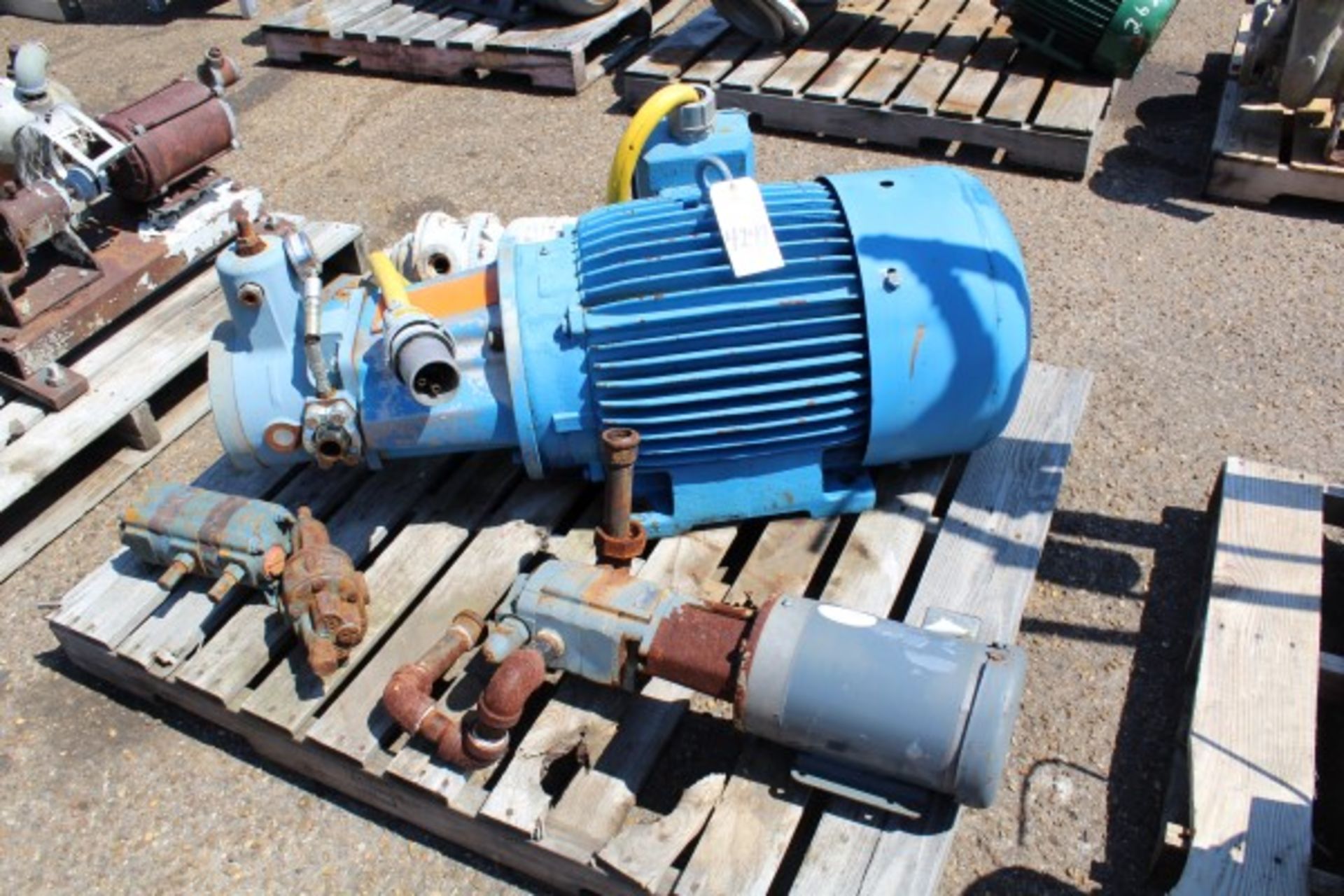 Pallet Lot Pumps | Seller to load for $10 per lot or buyers may remove hand carry items by