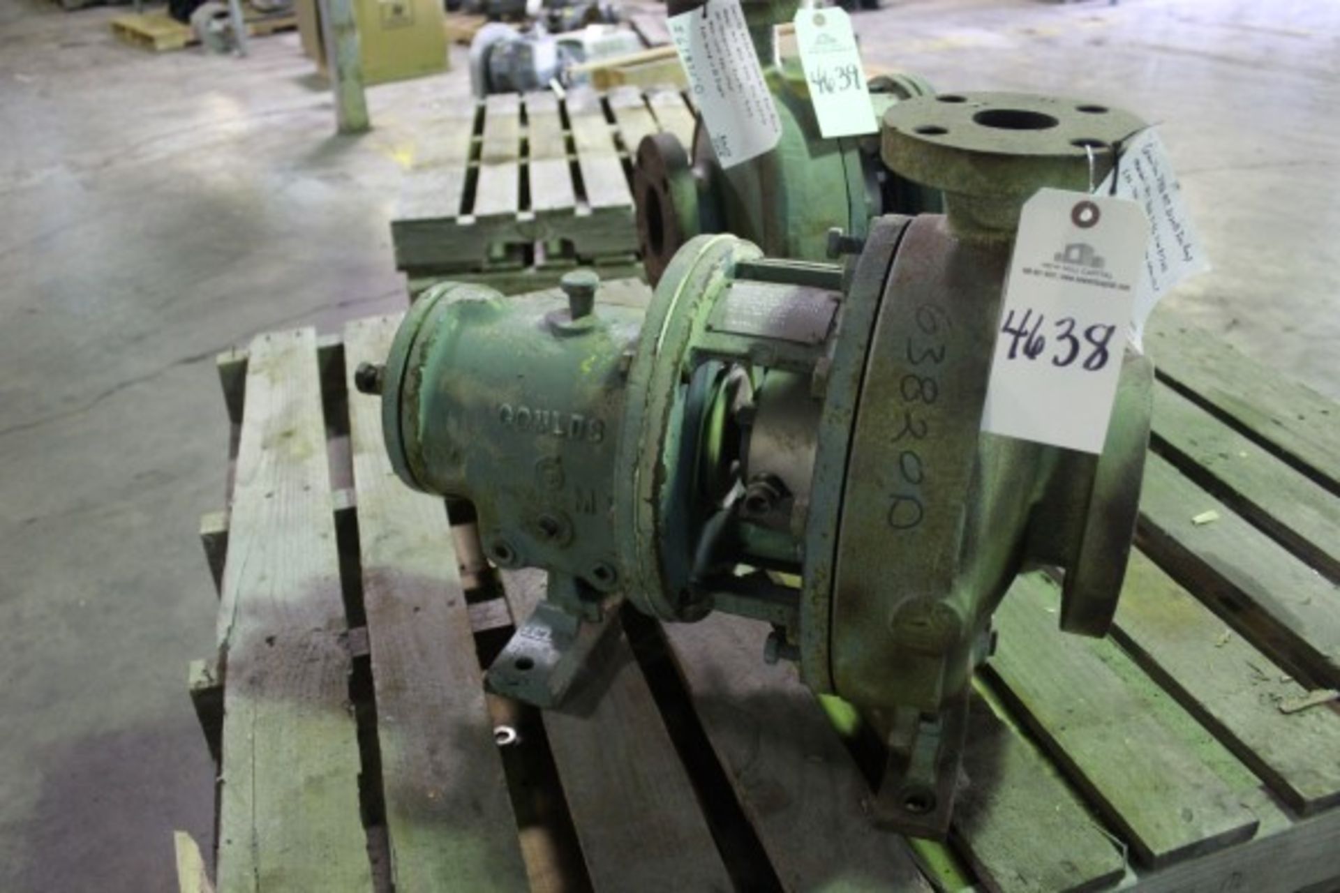 Goulds 3196 MT 2 x 3 x 10 Iron Pump | Seller to load for $10 per lot or buyers may remove hand carry