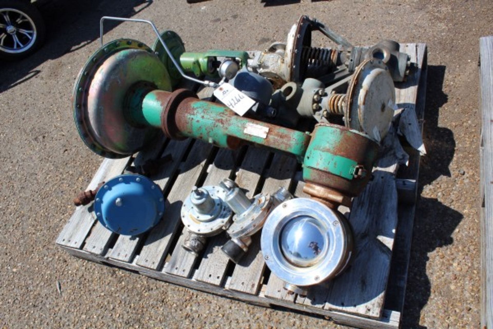 Pallet Lot Valves | Seller to load for $10 per lot or buyers may remove hand carry items by