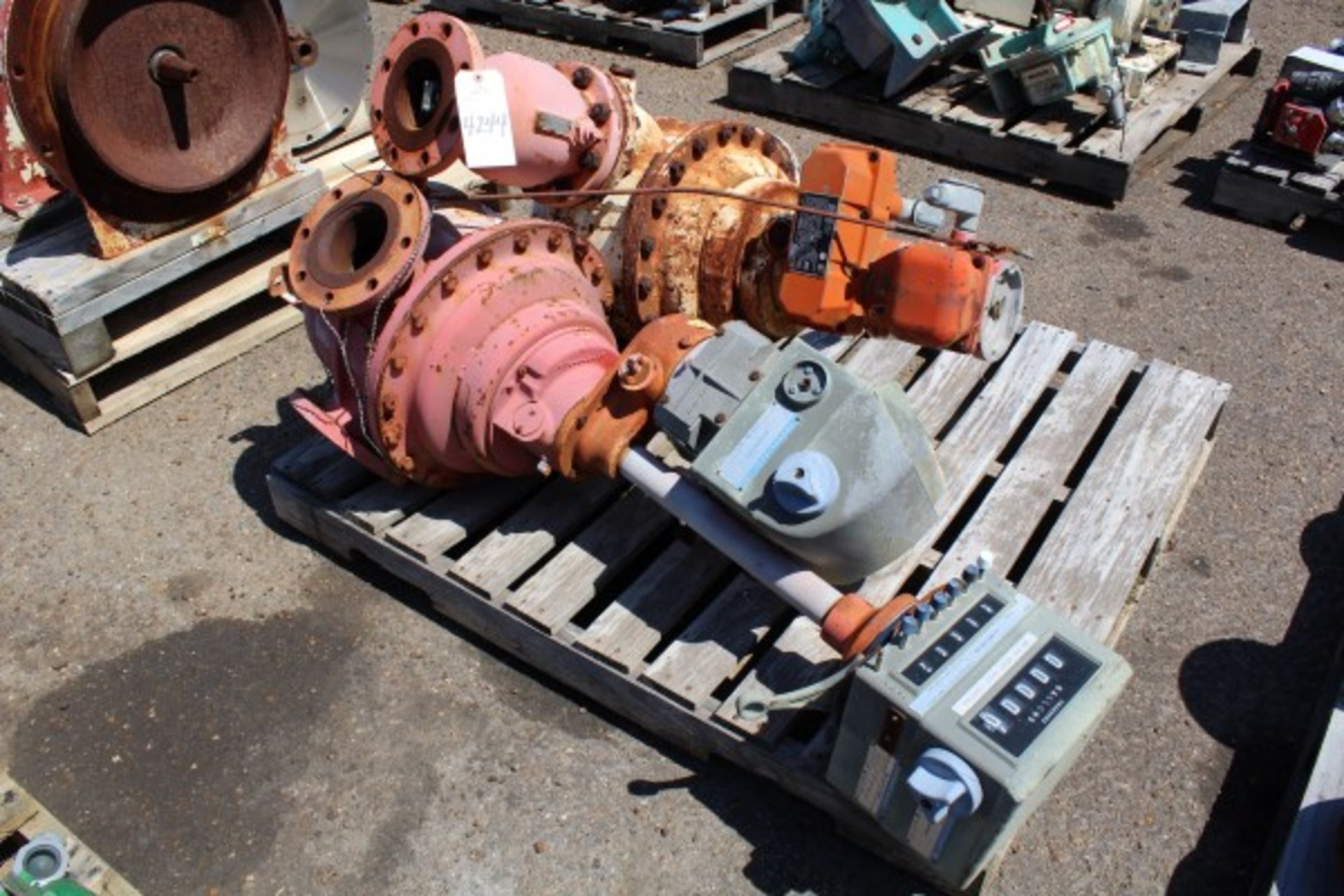 Pallet Lot Pump Parts | Seller to load for $10 per lot or buyers may remove hand carry items by