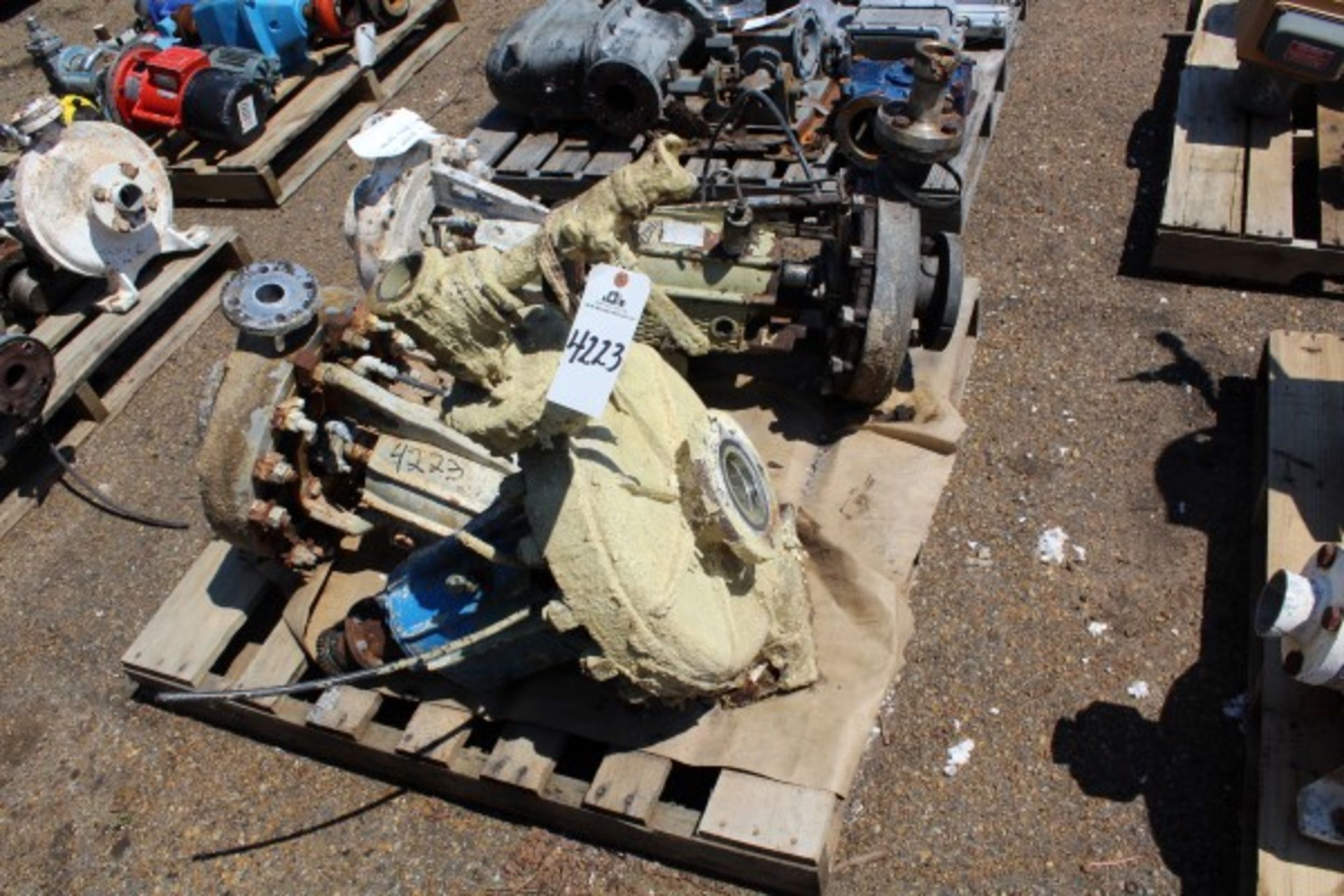 Pallet Lot Pumps | Seller to load for $10 per lot or buyers may remove hand carry items by