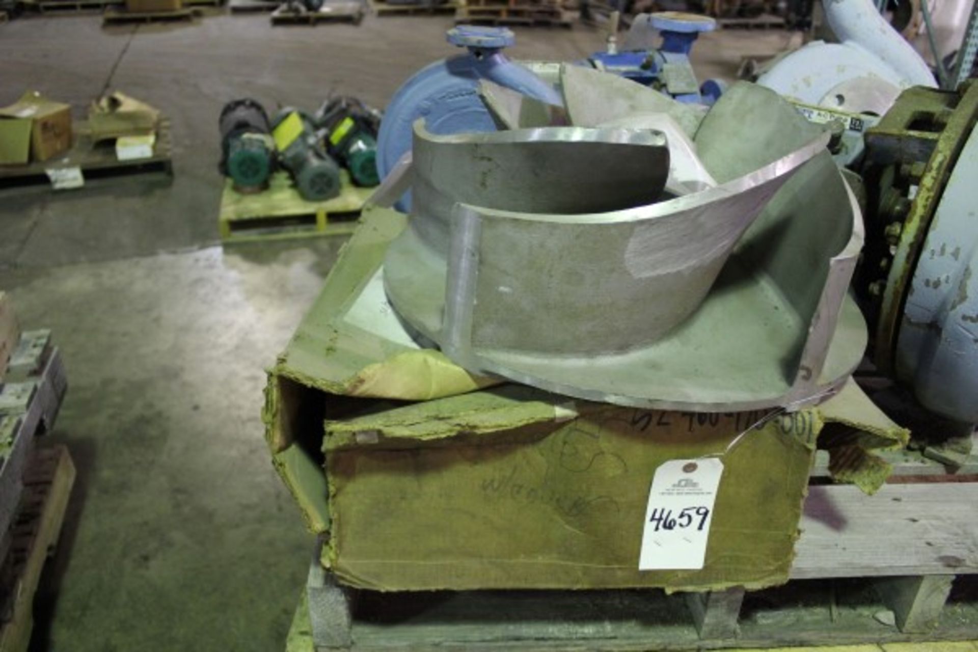 Allis Chalmers/Goulds Iron Adapter W/22" Stainless Impeller | Seller to load for $10 per lot or