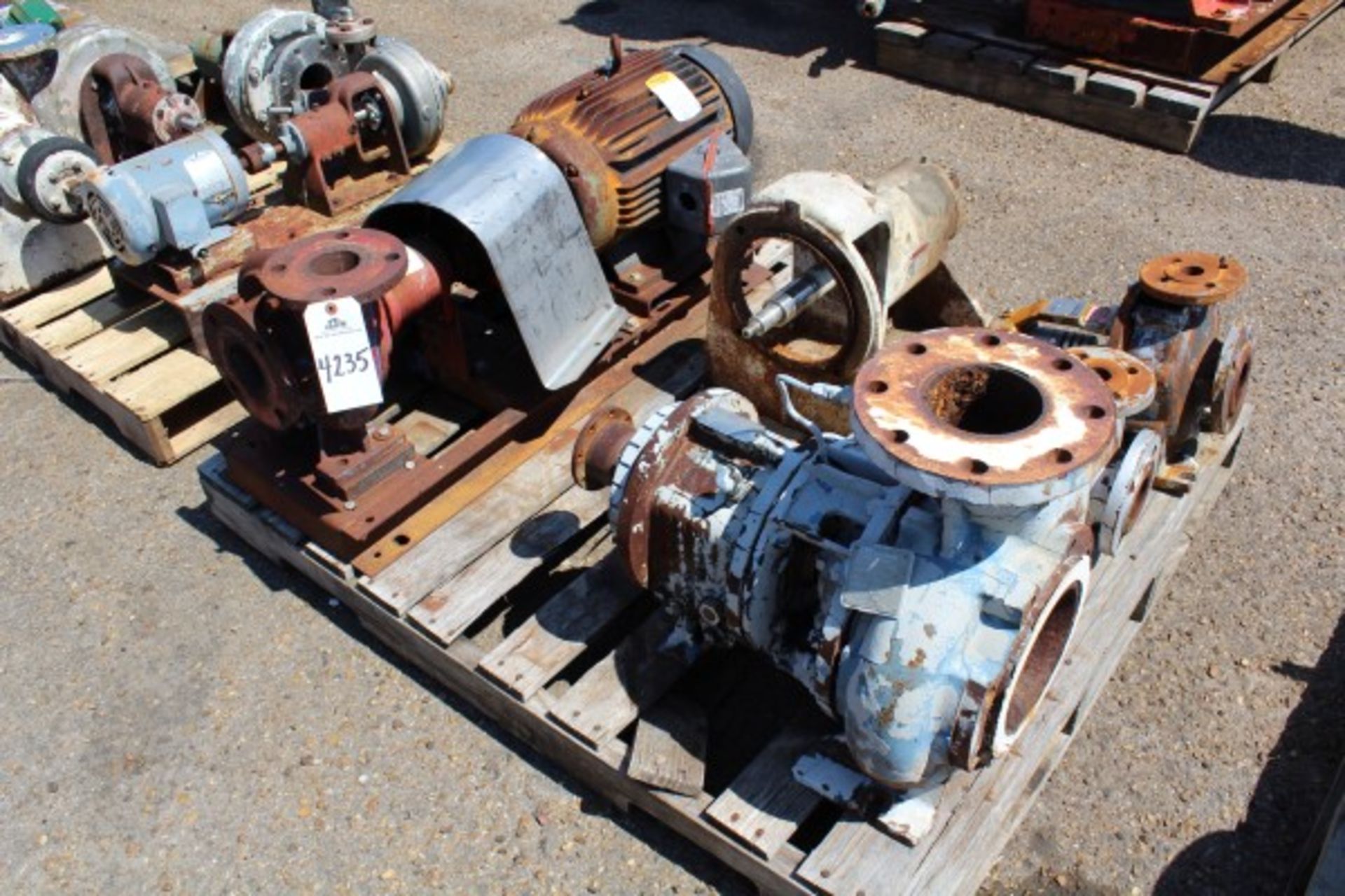 Pallet Lot Pumps | Seller to load for $10 per lot or buyers may remove hand carry items by