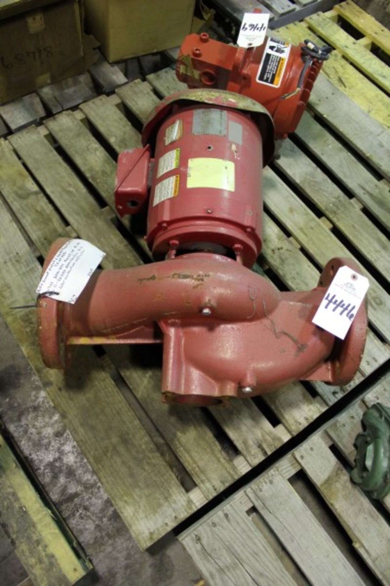 Bell & Gossett 5 x 5 x 7 BF Pump, 7.5 HP | Seller to load for $10 per lot or buyers may remove