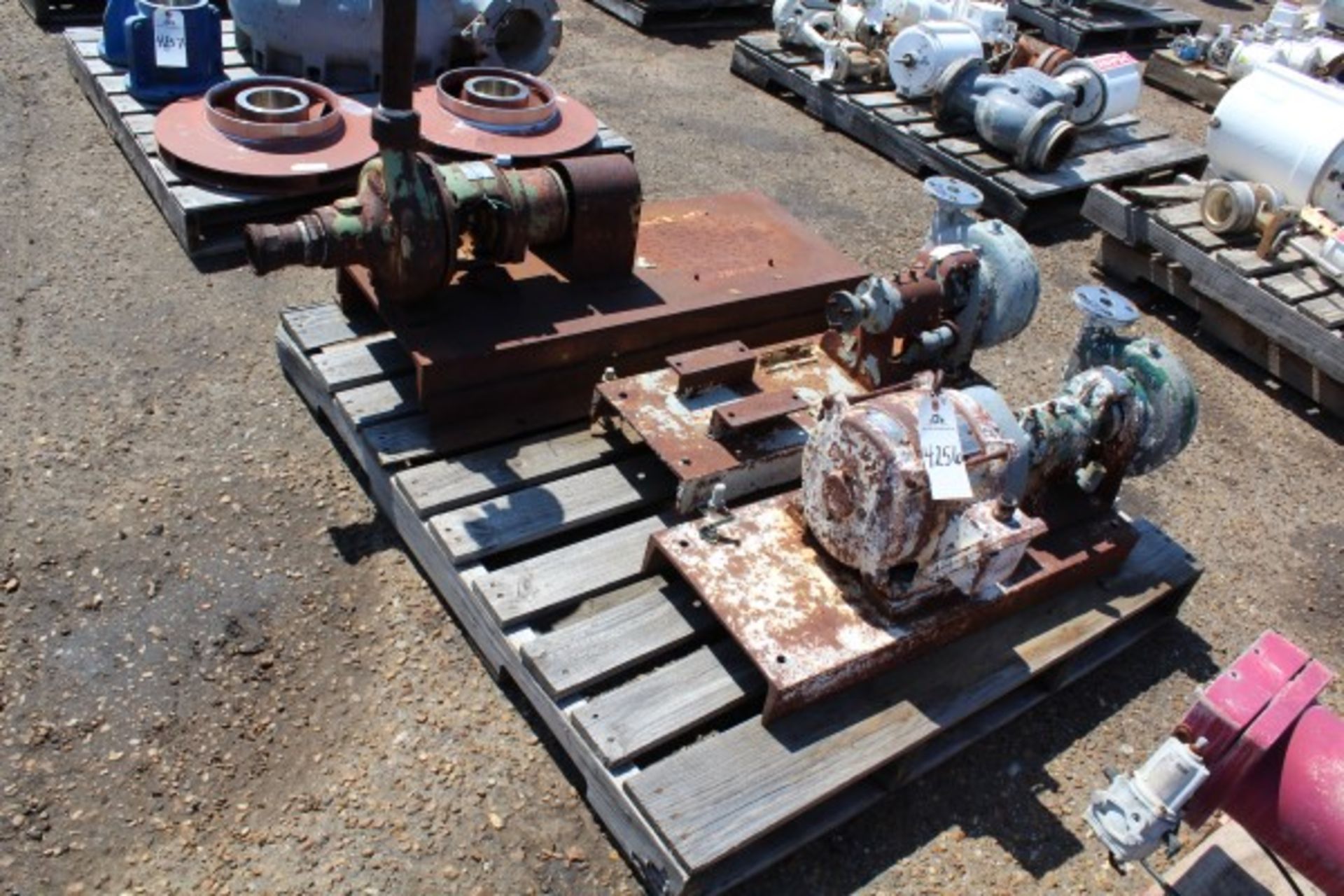 Pallet Lot Pumps | Seller to load for $10 per lot or buyers may remove hand carry items by