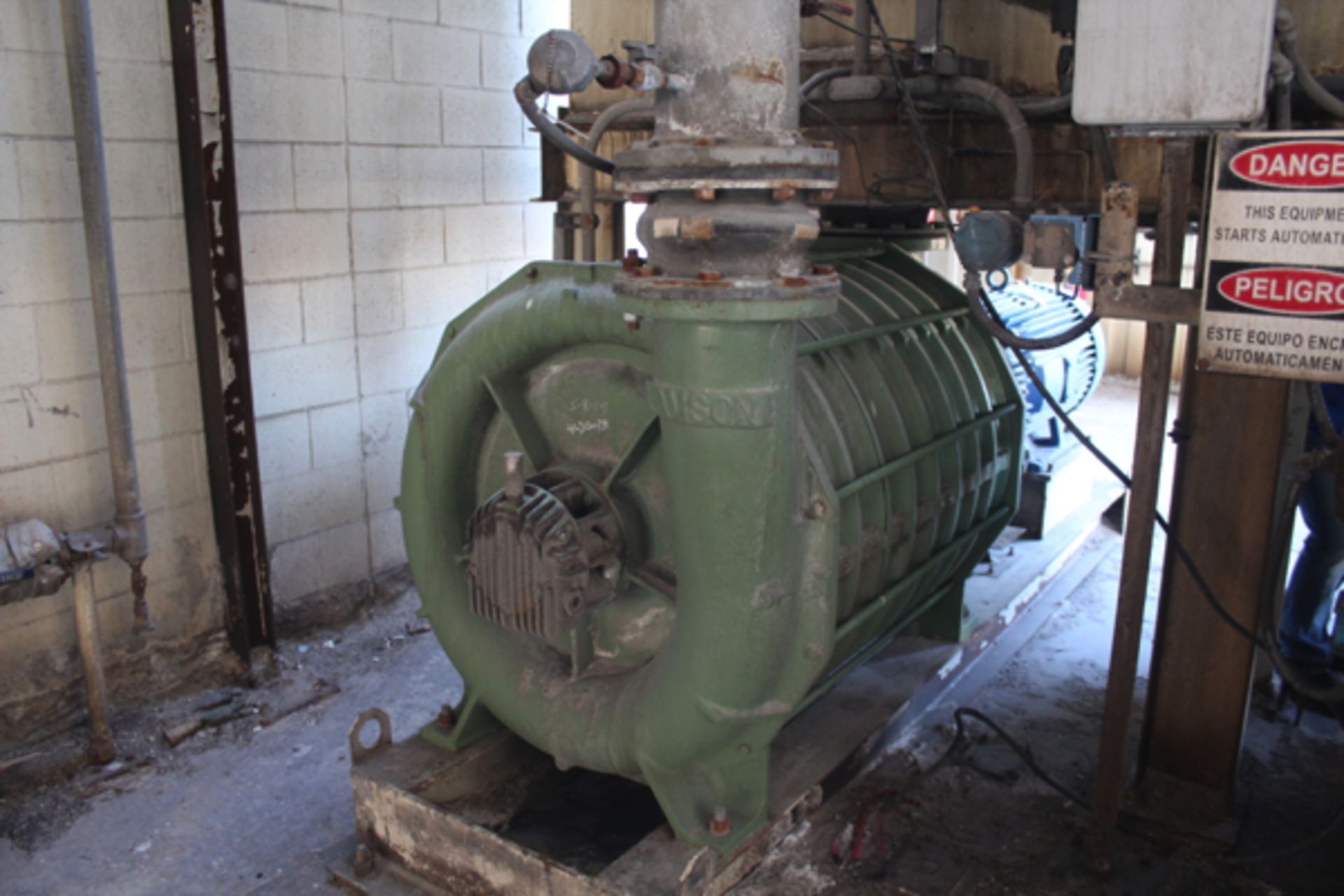 Gardner Denver 200 HP Centrifugal Blower, M# 869 AD0 | Location: Boiler - Image 2 of 4