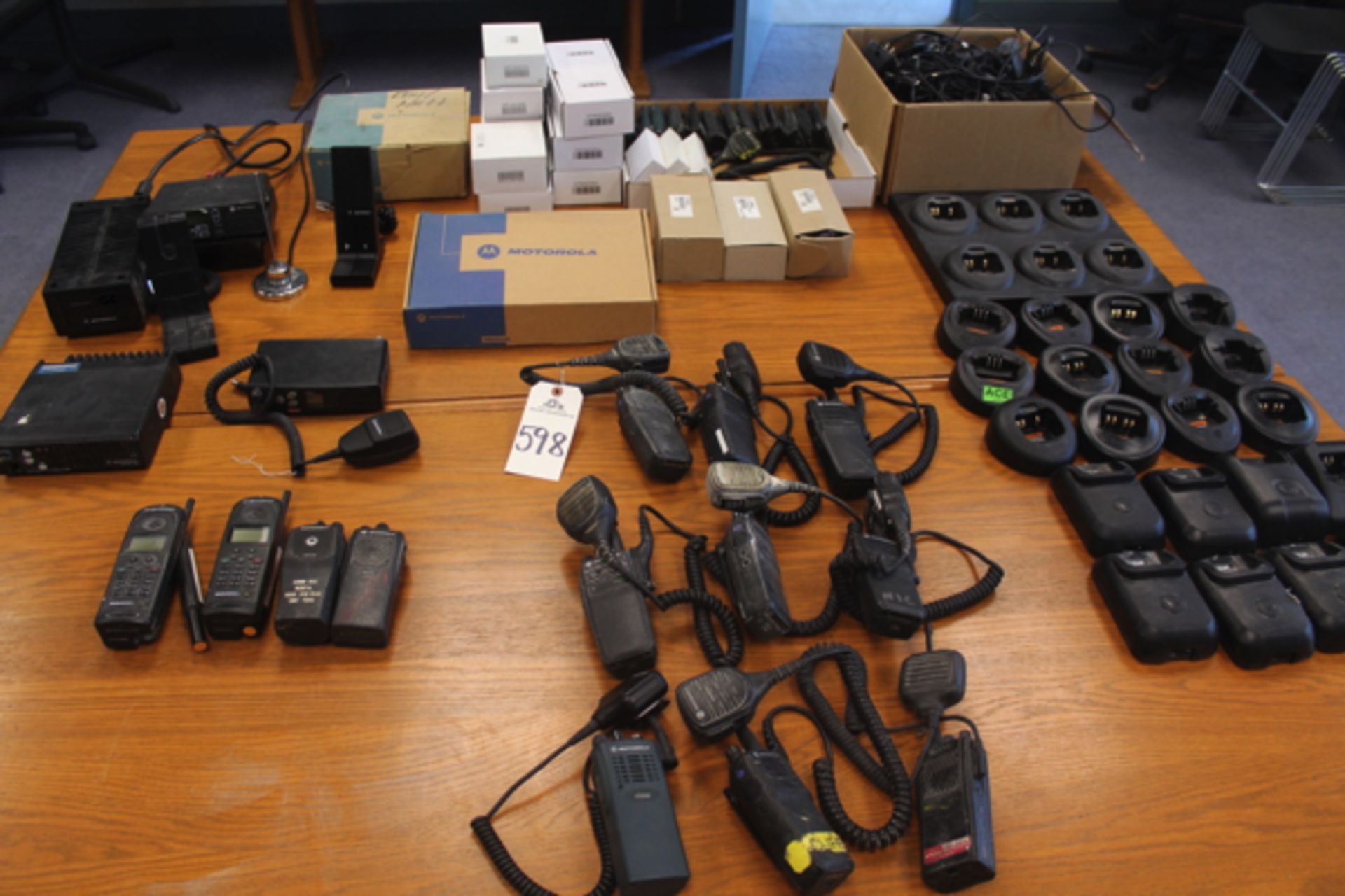 Lot of Motorola Radios and Accessories | Location: Administration Building