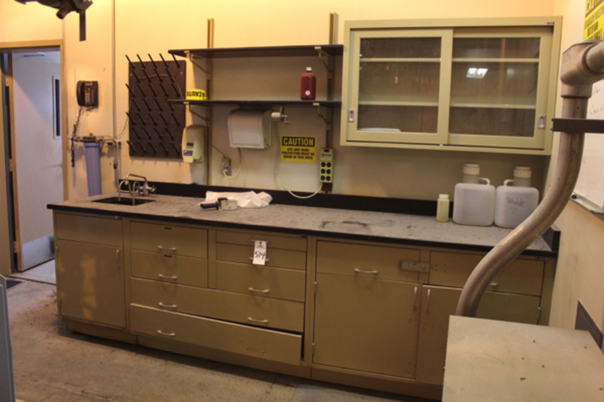 Lot of Laboratory Cabinets | Location: Administration Building