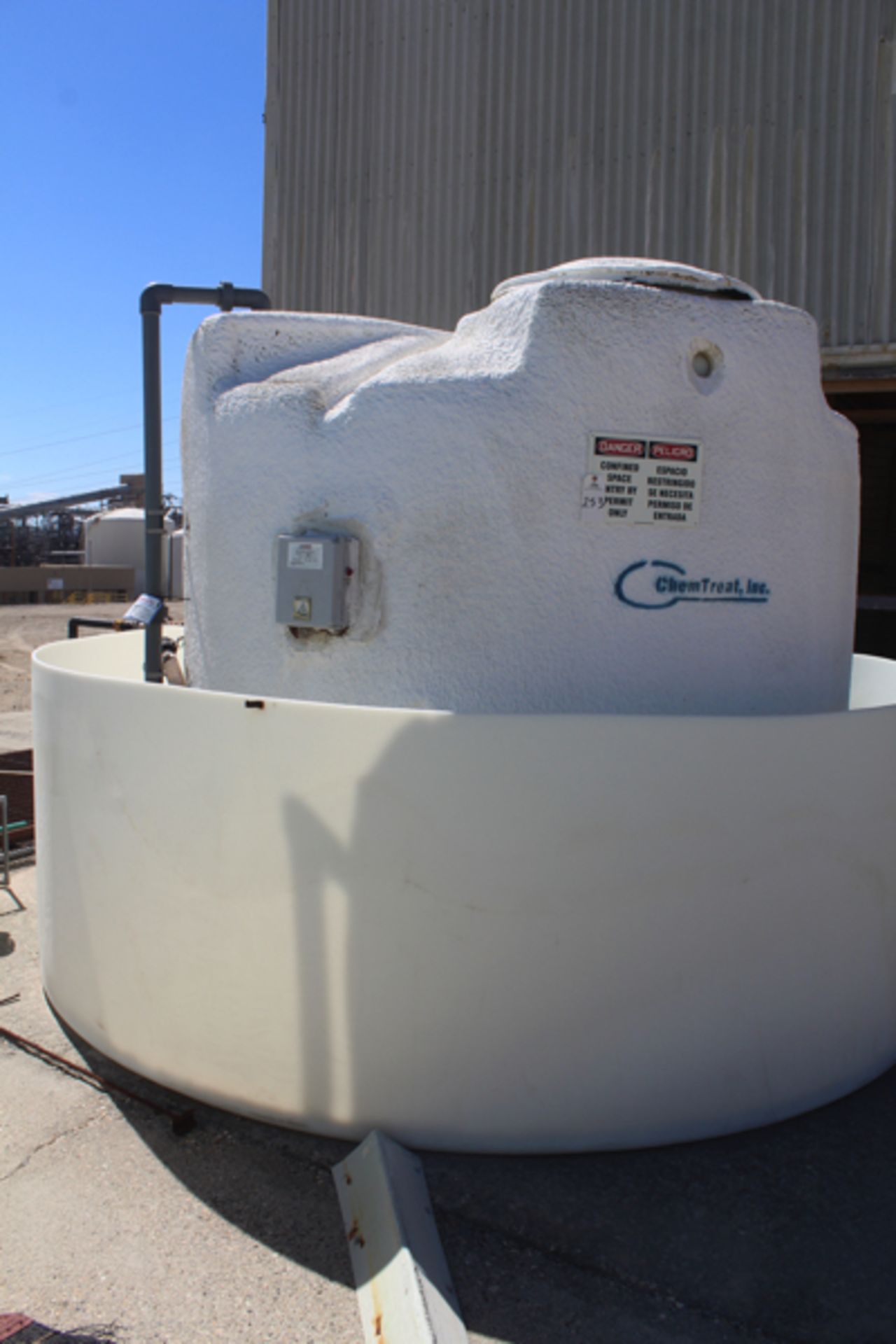 2,500 Gallon Heated Poly Storage Tank | Location: Cooling Tower