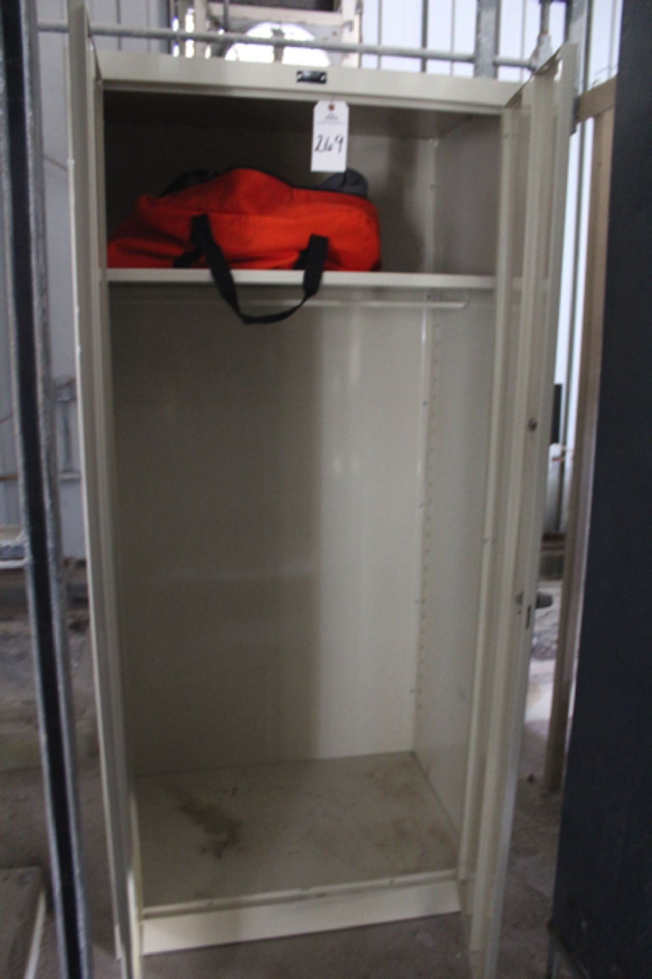 2 Door Storage Cabinet, W/ Contents | Location: Cooling Tower