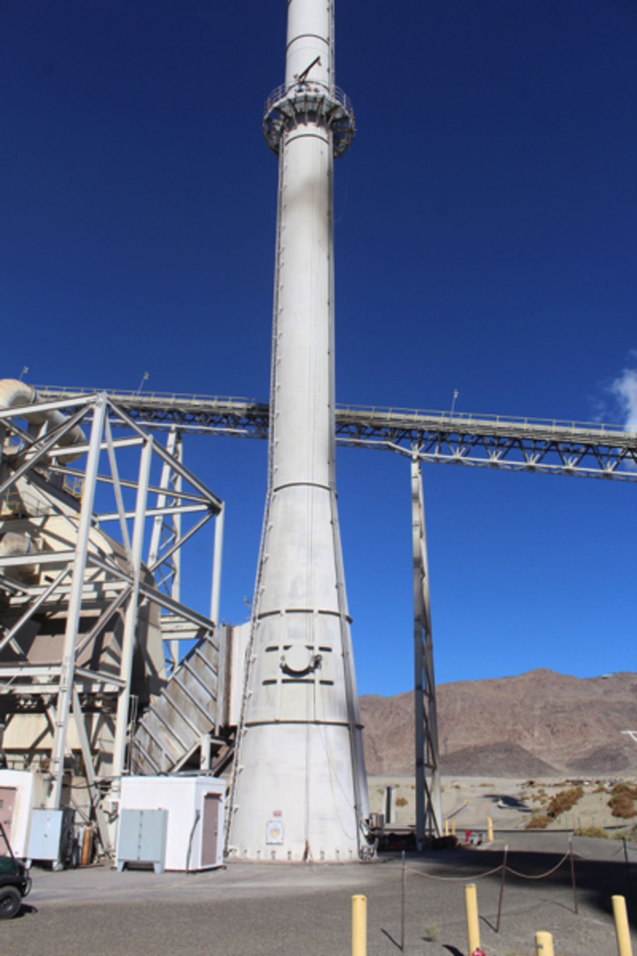 Chimney, W/ Lightning Arrestor System | Location: Boiler/Baghouse Area