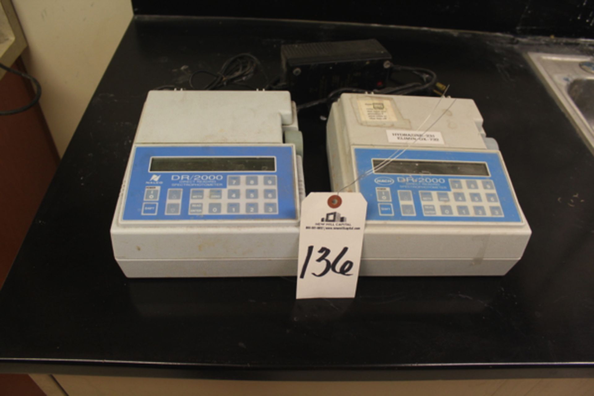 Lot of (2) Hach Spectrophotometers, M# DR/2000 | Location: Turbine Building
