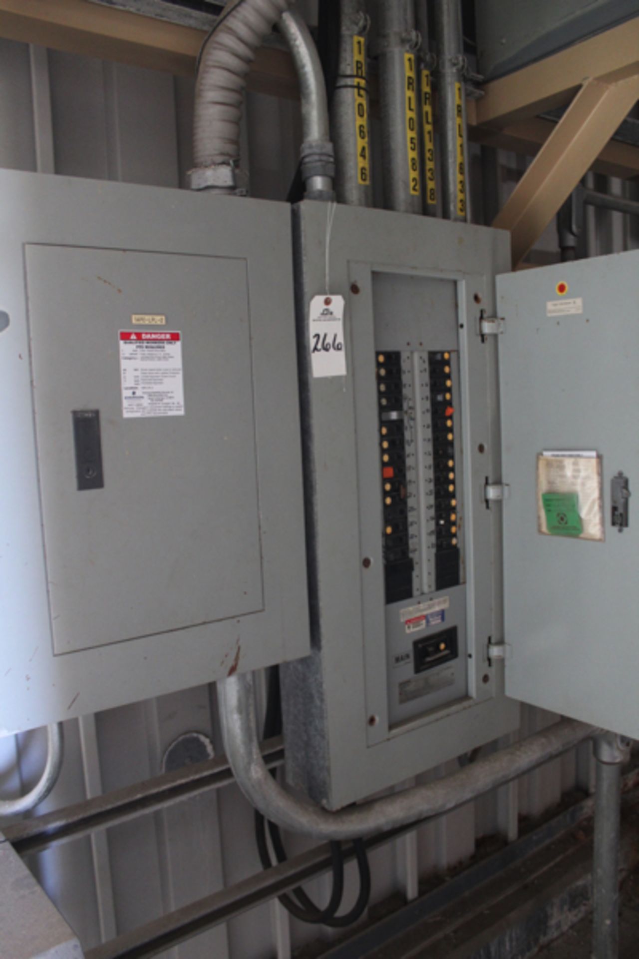 Lot of (2) Siemens Breaker Panels | Location: Cooling Tower