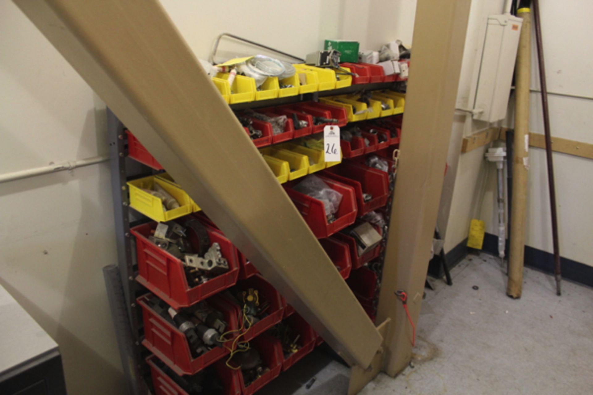 Bin Storage Unit, W/ Contents | Location: Maintenance Building