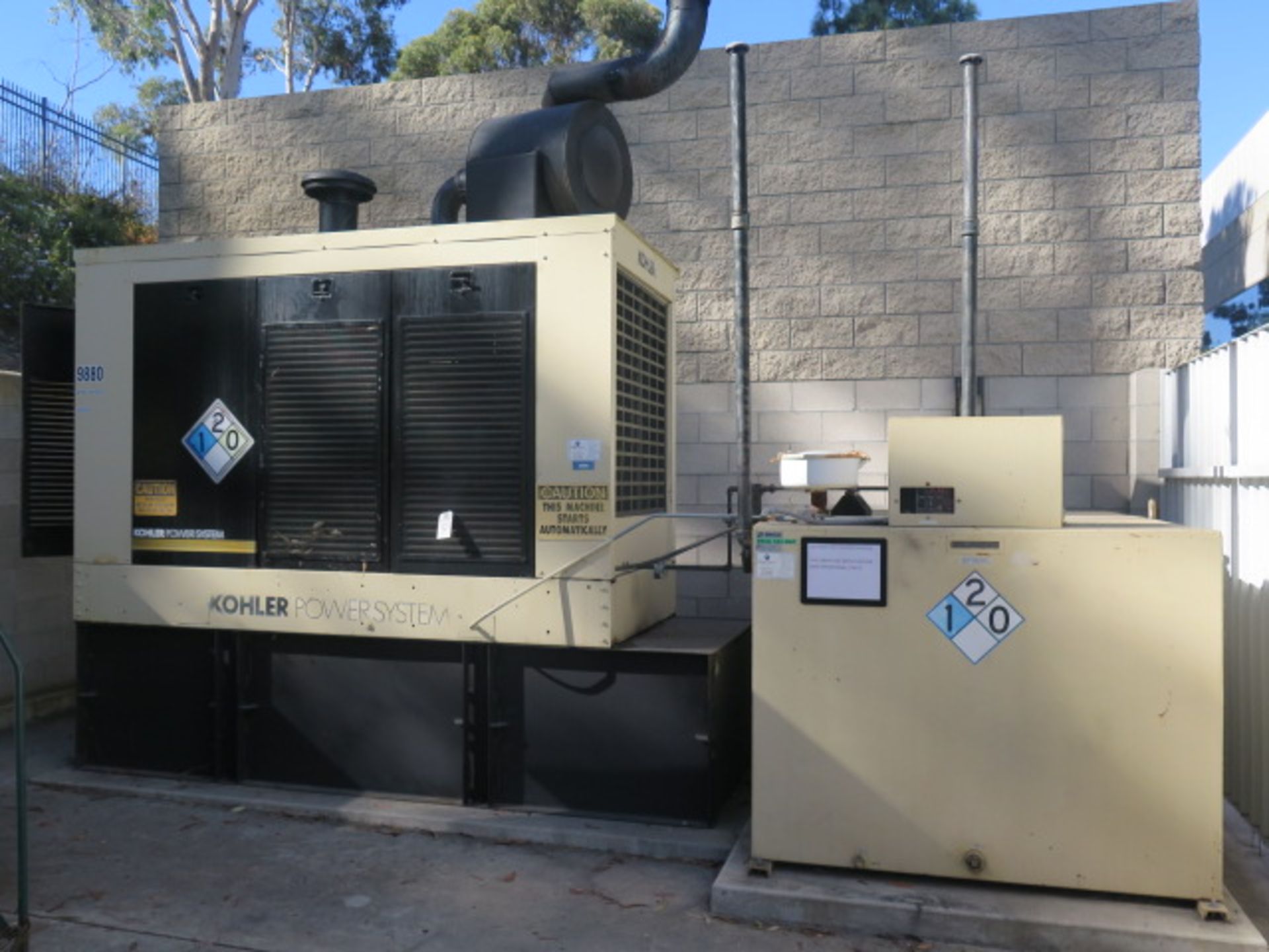 Kohler Power Systems mdl. 350ROZD71 350kW Diesel Powered Backup Generator s/n 395429 w/ Detroit