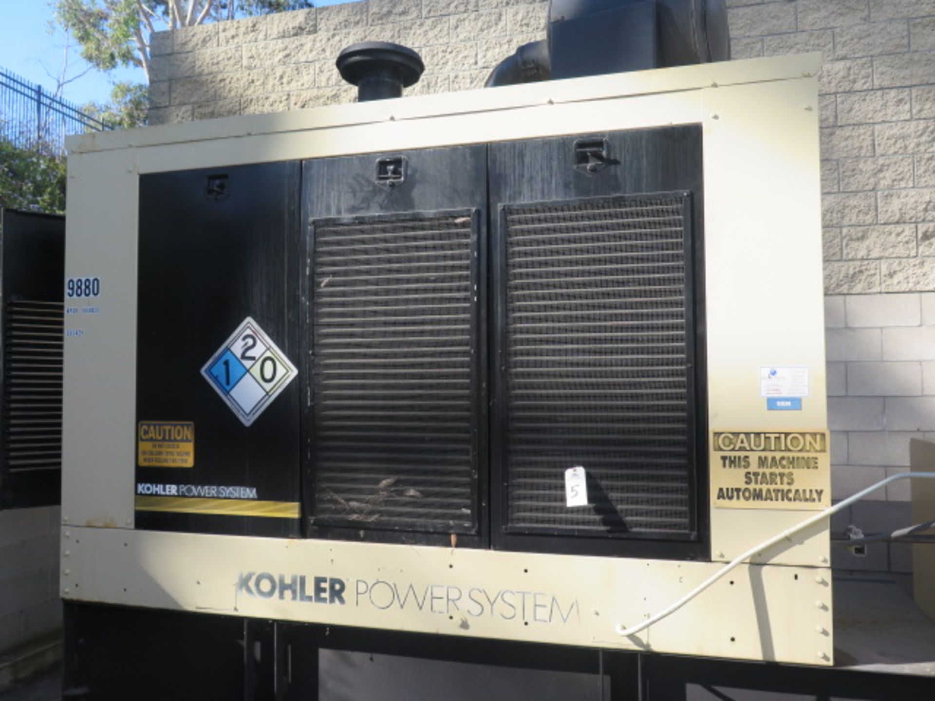 Kohler Power Systems mdl. 350ROZD71 350kW Diesel Powered Backup Generator s/n 395429 w/ Detroit - Image 3 of 12