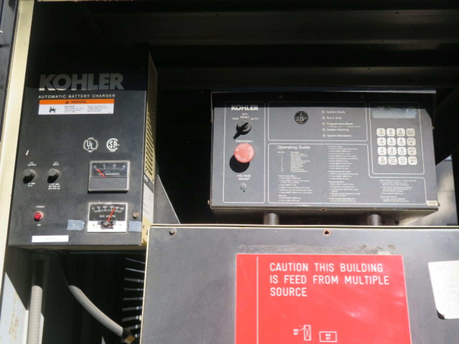 Kohler Power Systems mdl. 350ROZD71 350kW Diesel Powered Backup Generator s/n 395429 w/ Detroit - Image 8 of 12