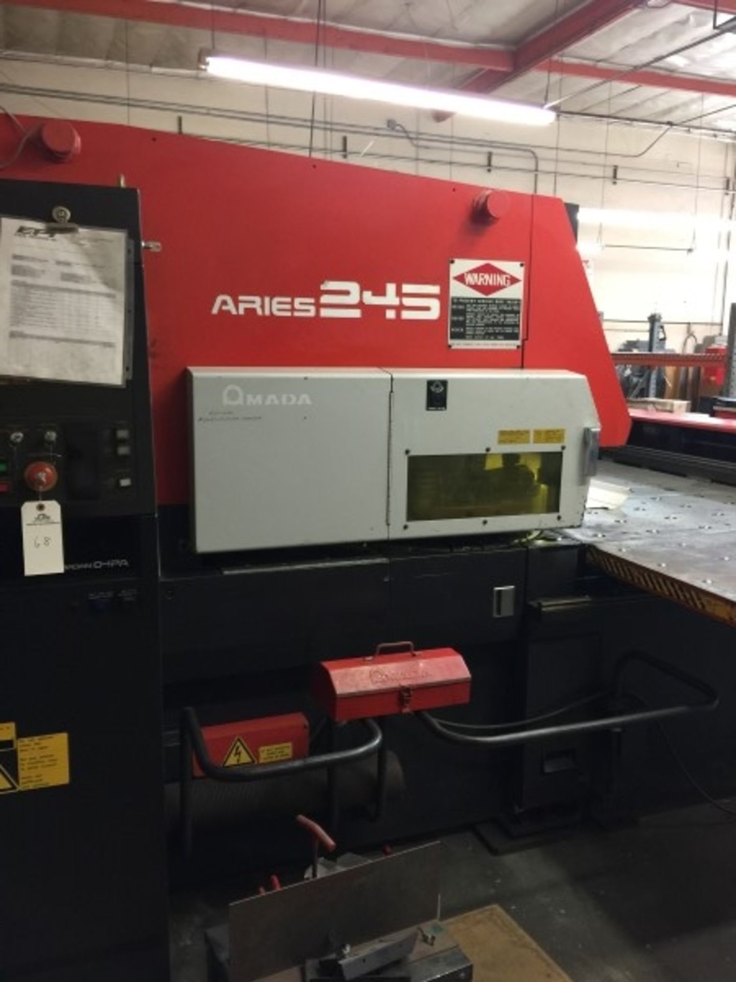 1994 Amada Aries 245, S/N: 24500980 - Image 2 of 7