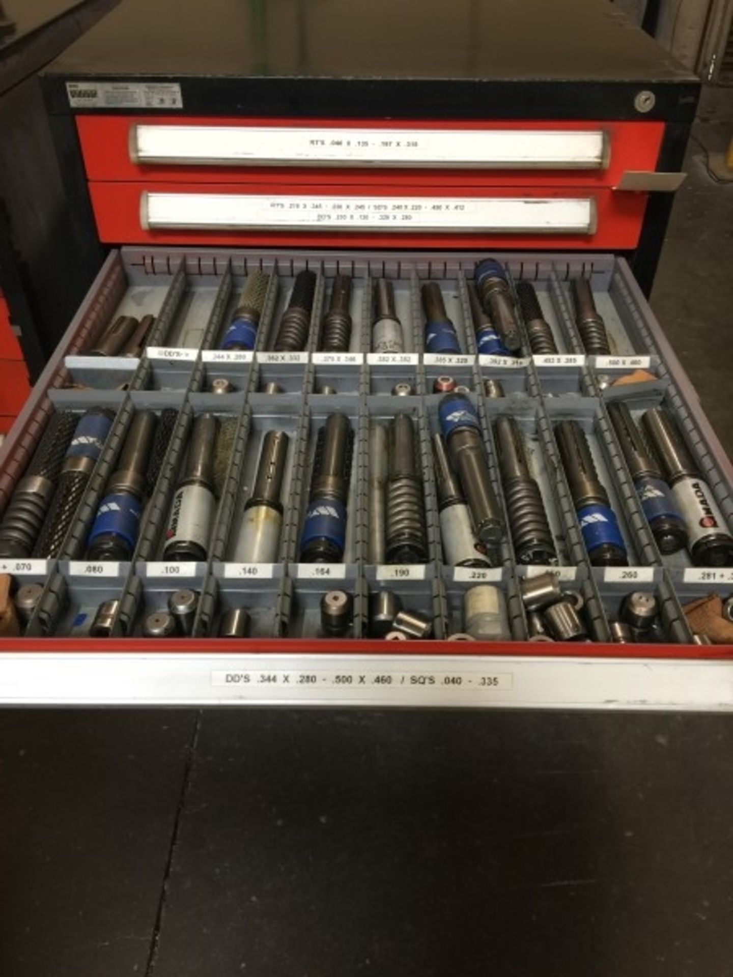 Vidmar Tool Chest Including Punch Press Tooling and Contents - Image 3 of 9