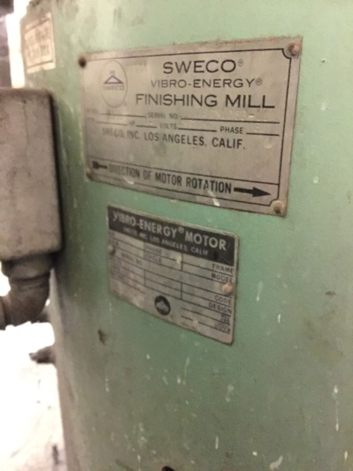 Sweco Vibratory Tumbler - Image 4 of 4