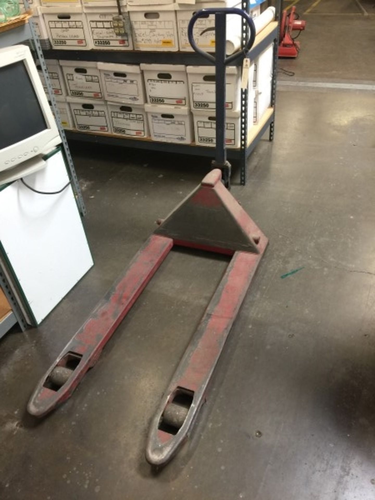 (1) 4 ft Pallet Jack (does not lift)