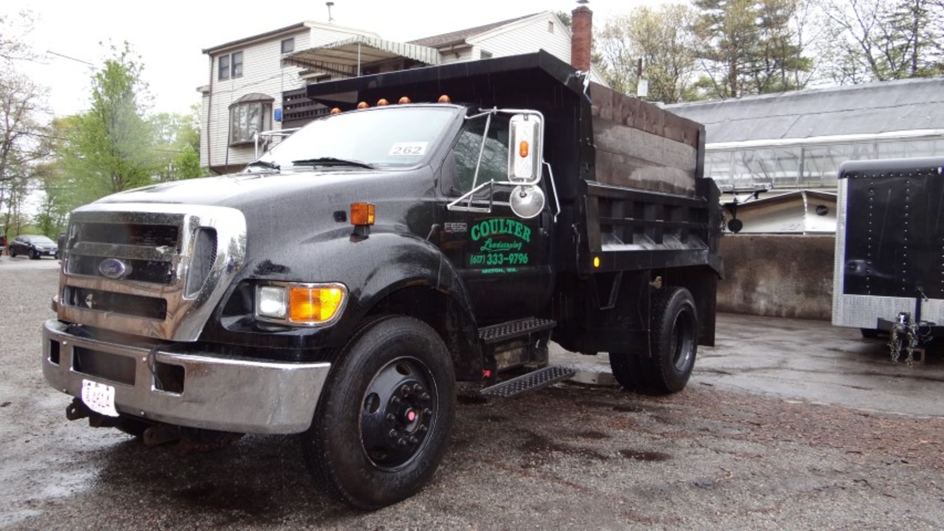 2006 Ford F650 XLT Super Duty Diesel 4x2 Single Axle Dump Truck, With Allison Auto trans., Cat 230 - Image 13 of 13