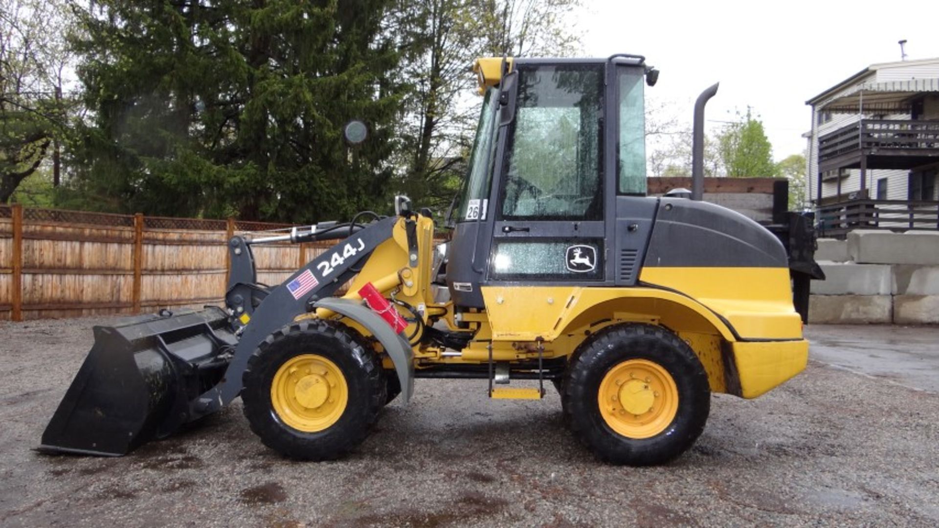 2011 John Deere #244JFront End Loader With A/C, Radio, Quick Disconnect, VIN LU244JX624988, SN - Image 15 of 21