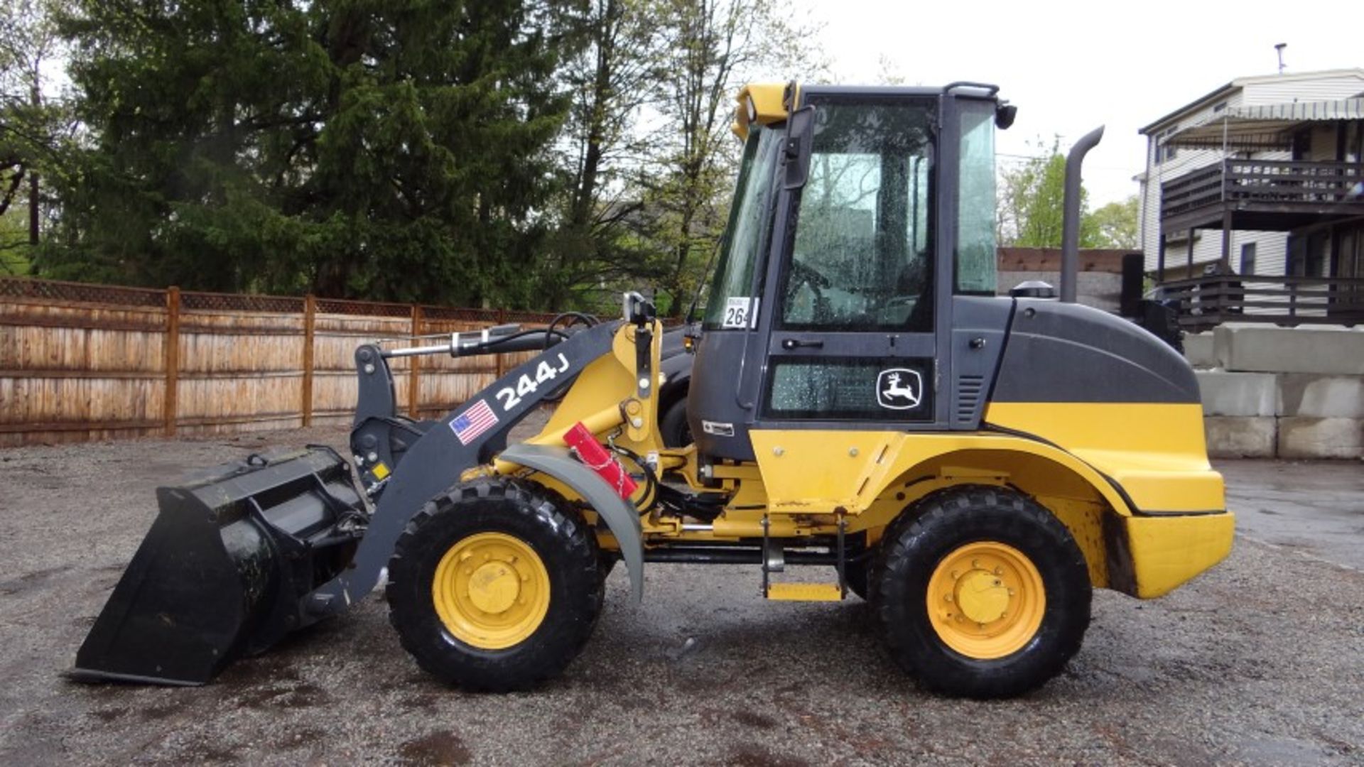 2011 John Deere #244JFront End Loader With A/C, Radio, Quick Disconnect, VIN LU244JX624988, SN - Image 21 of 21