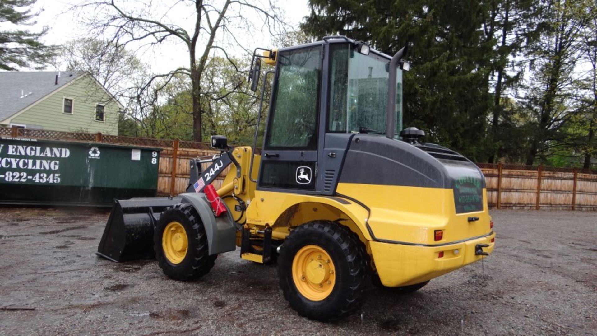 2011 John Deere #244JFront End Loader With A/C, Radio, Quick Disconnect, VIN LU244JX624988, SN - Image 20 of 21