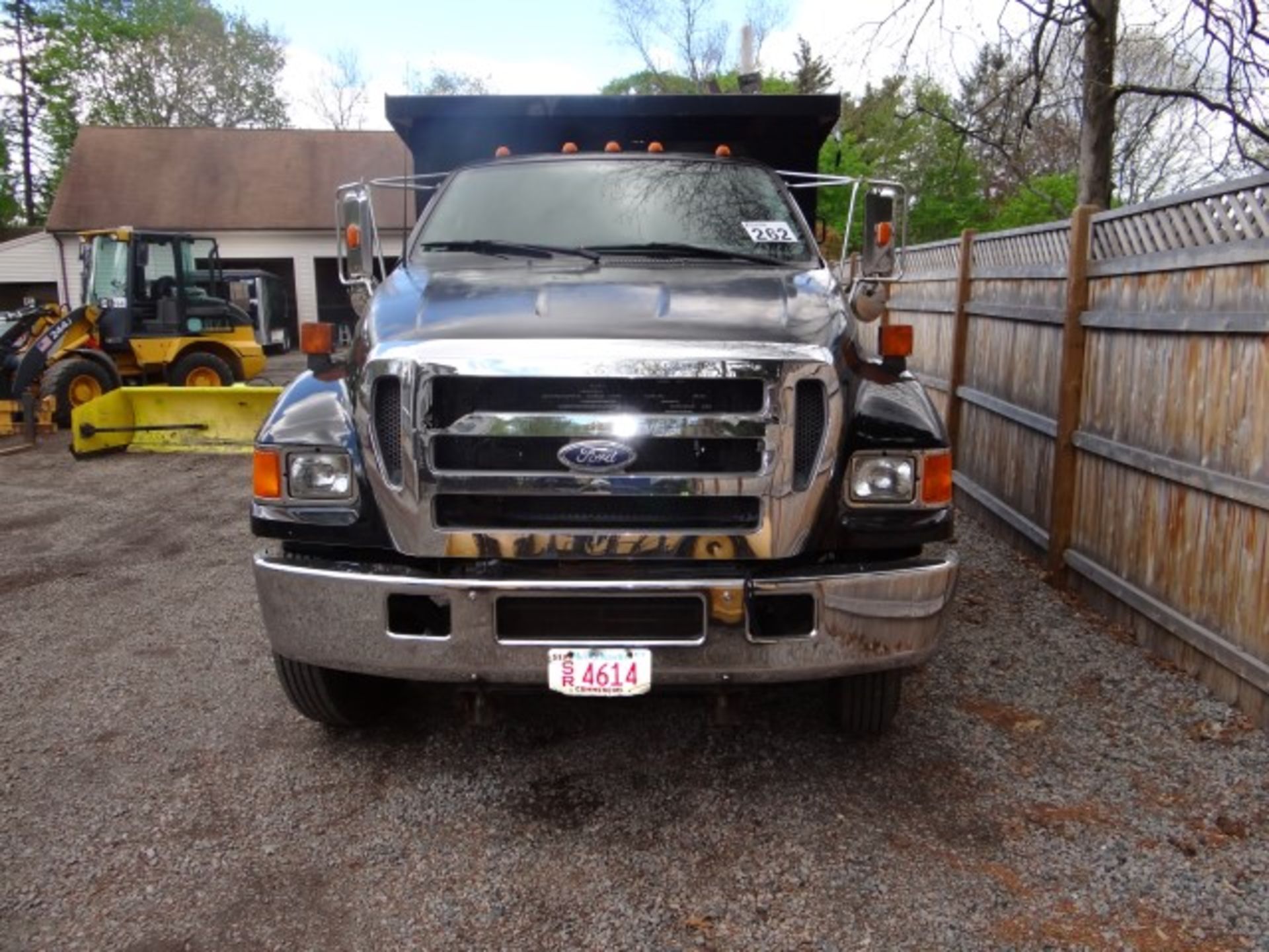 2006 Ford F650 XLT Super Duty Diesel 4x2 Single Axle Dump Truck, With Allison Auto trans., Cat 230 - Image 7 of 13