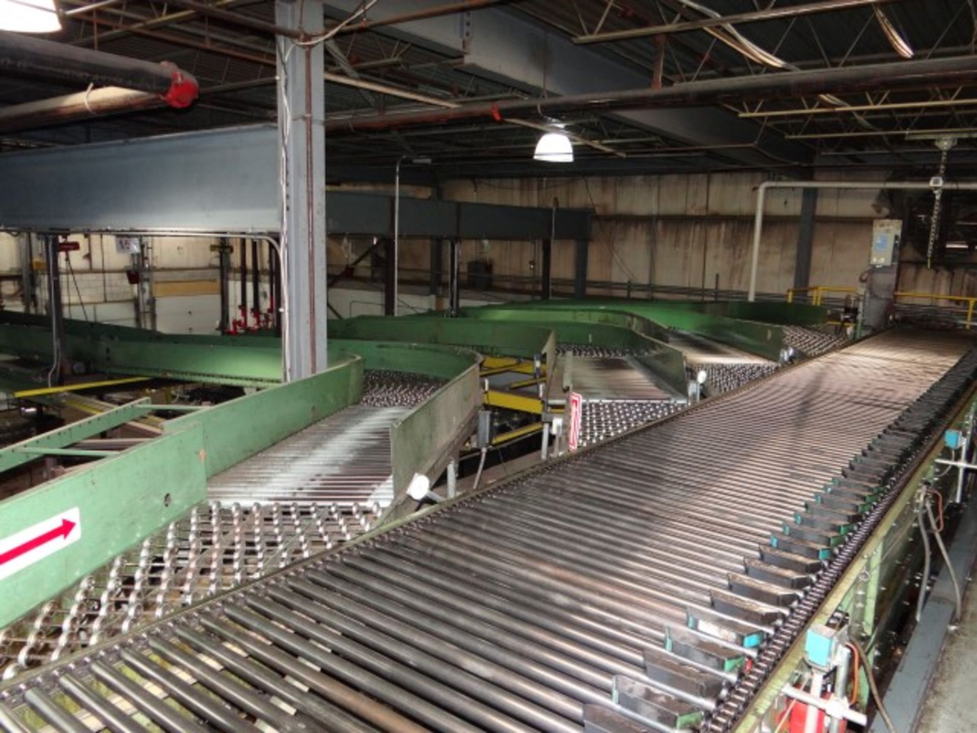 Sortation Line Conveyor, Two Controls, and 6 Drop Down Conveyors - Image 13 of 22