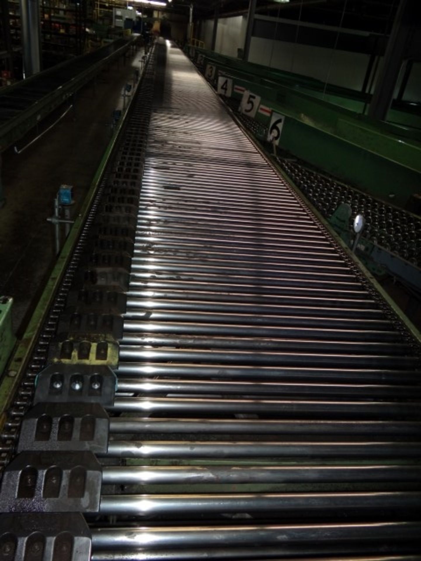 Sortation Line Conveyor, Two Controls, and 6 Drop Down Conveyors - Image 15 of 22