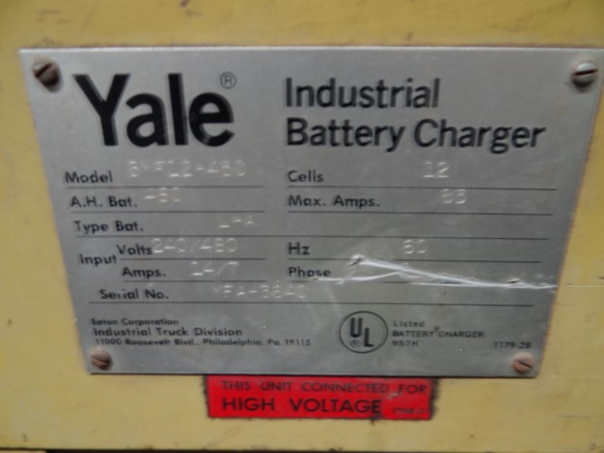 1 Yale Battery Charger - Image 2 of 3