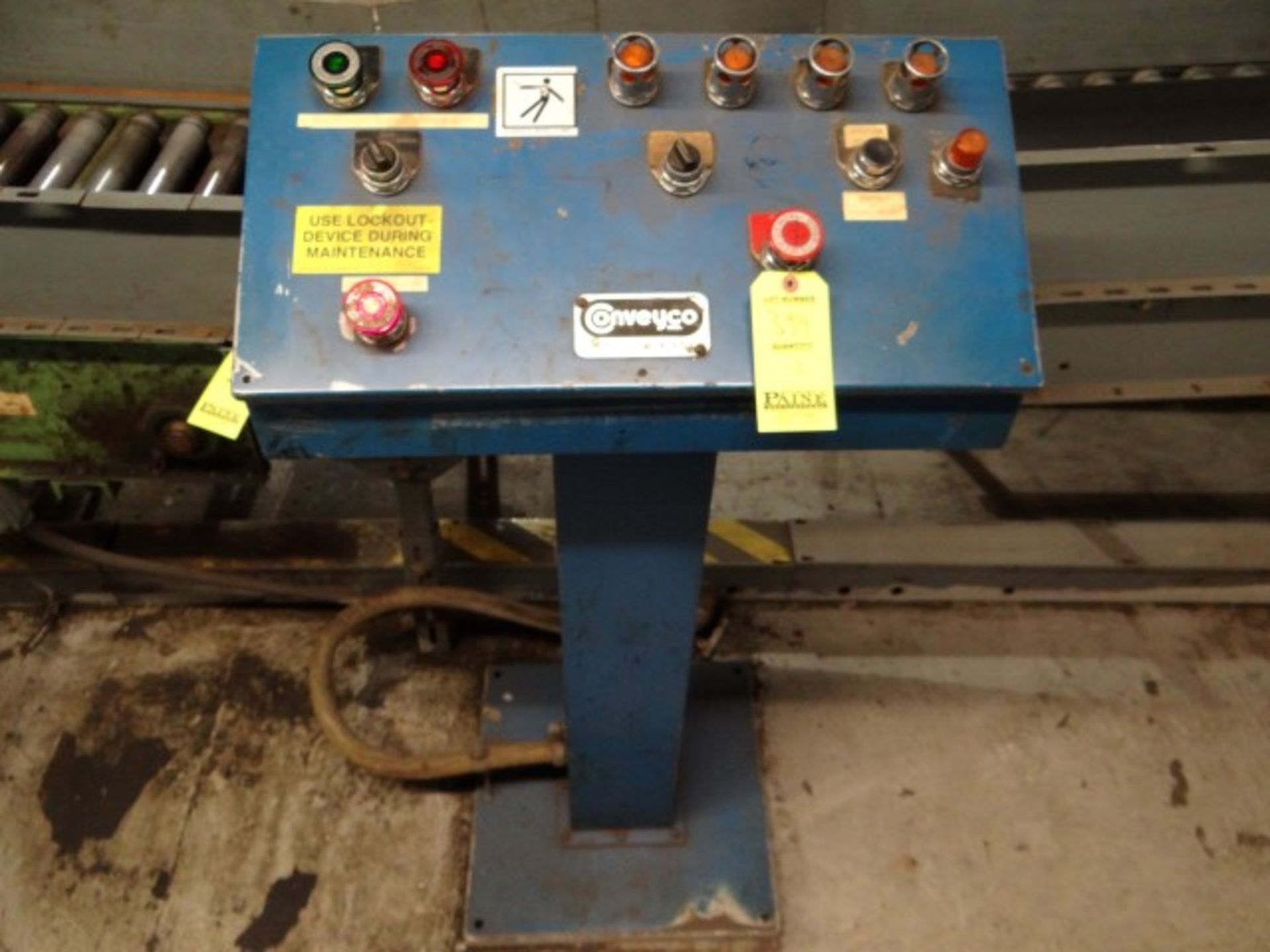 Sortation Line Conveyor, Two Controls, and 6 Drop Down Conveyors - Image 19 of 22