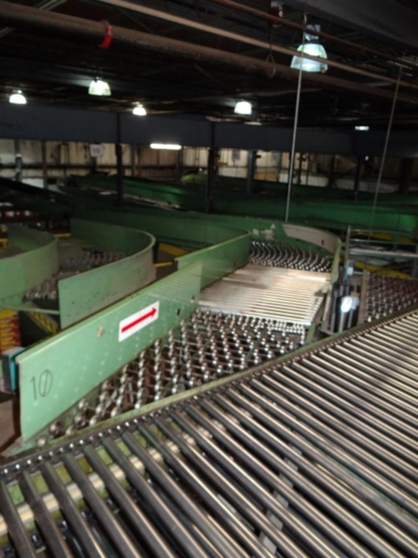 Sortation Line Conveyor, Two Controls, and 6 Drop Down Conveyors - Image 11 of 22