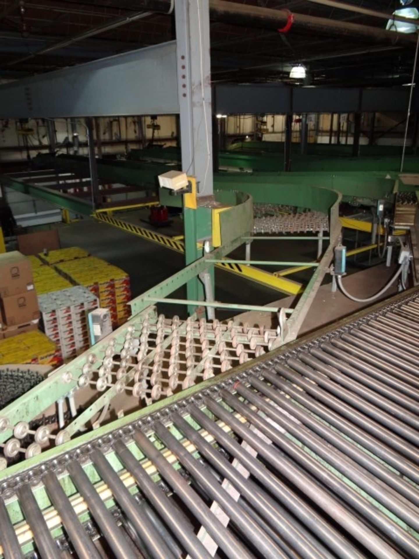 Sortation Line Conveyor, Two Controls, and 6 Drop Down Conveyors - Image 10 of 22