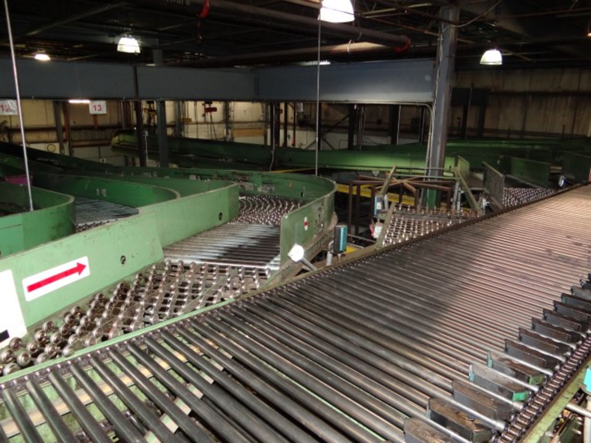 Sortation Line Conveyor, Two Controls, and 6 Drop Down Conveyors - Image 12 of 22