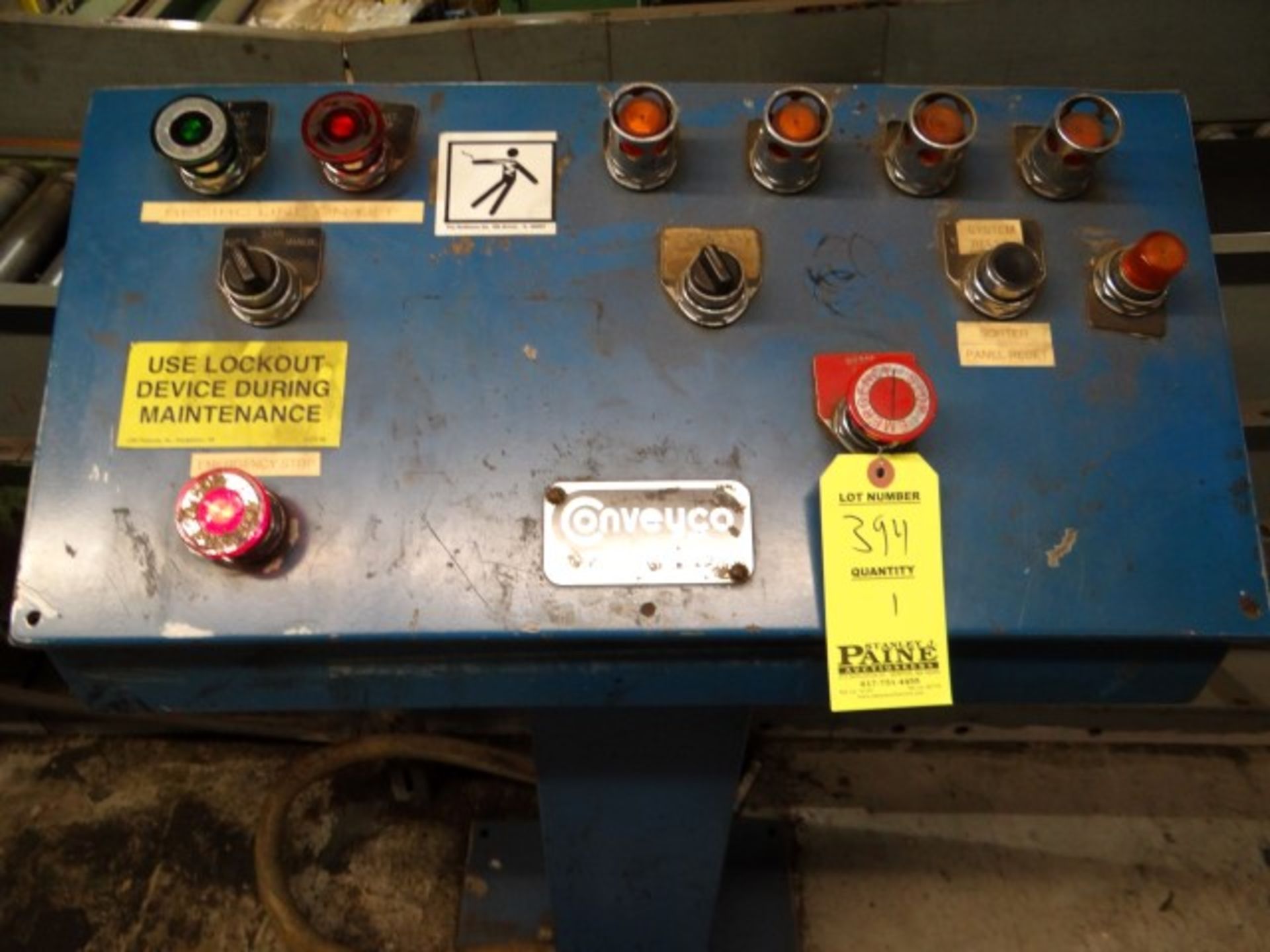 Sortation Line Conveyor, Two Controls, and 6 Drop Down Conveyors - Image 20 of 22