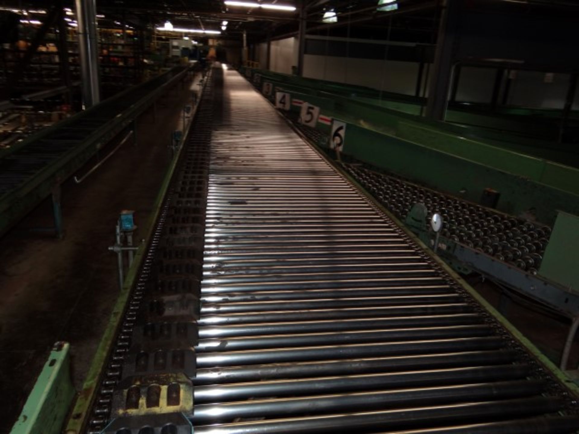 Sortation Line Conveyor, Two Controls, and 6 Drop Down Conveyors - Image 16 of 22