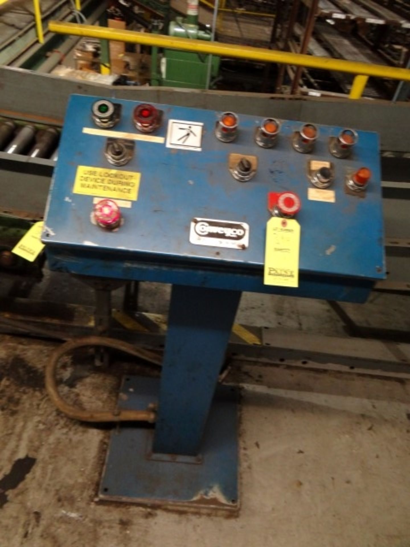 Sortation Line Conveyor, Two Controls, and 6 Drop Down Conveyors - Image 18 of 22