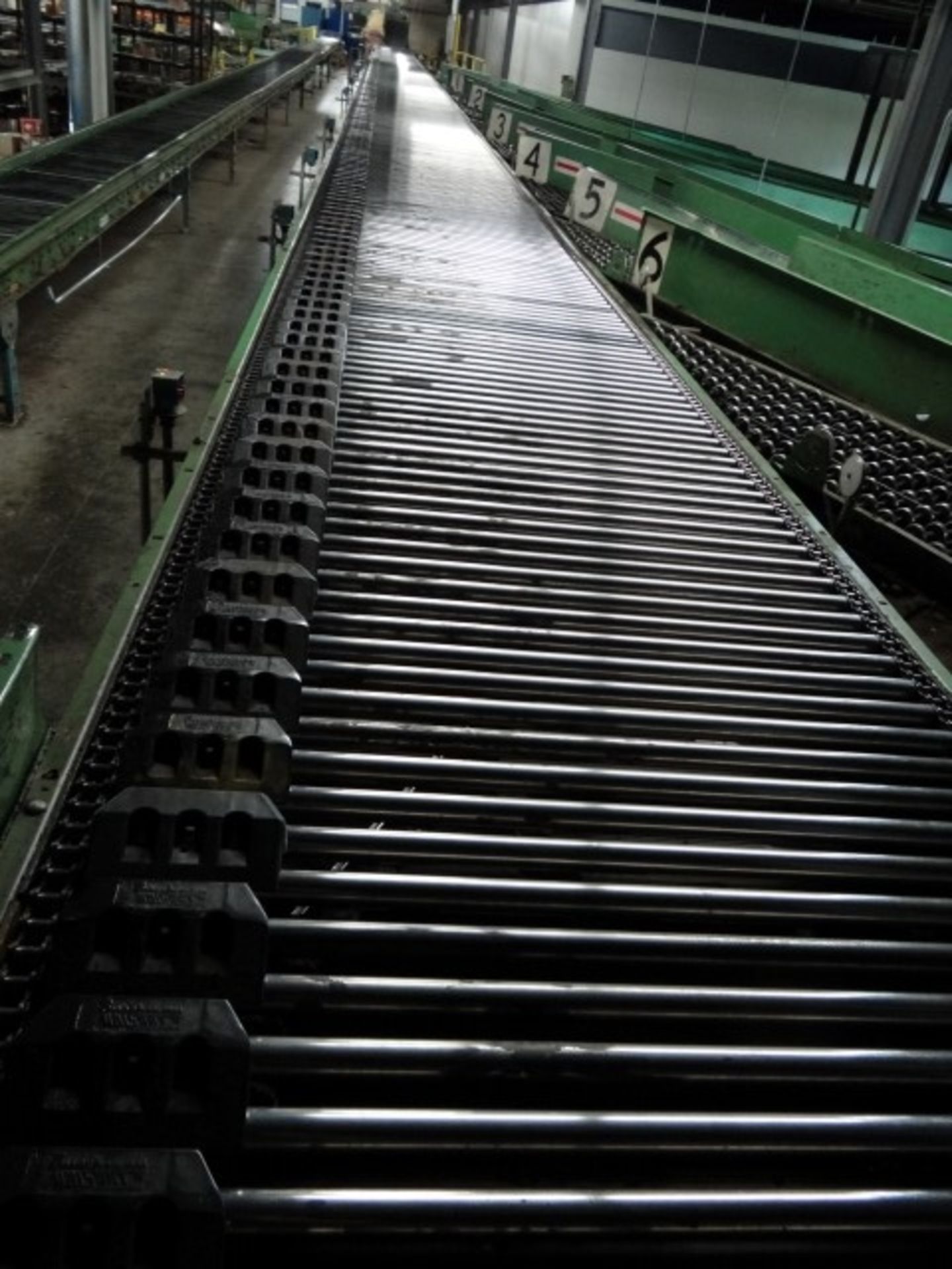 Sortation Line Conveyor, Two Controls, and 6 Drop Down Conveyors - Image 17 of 22