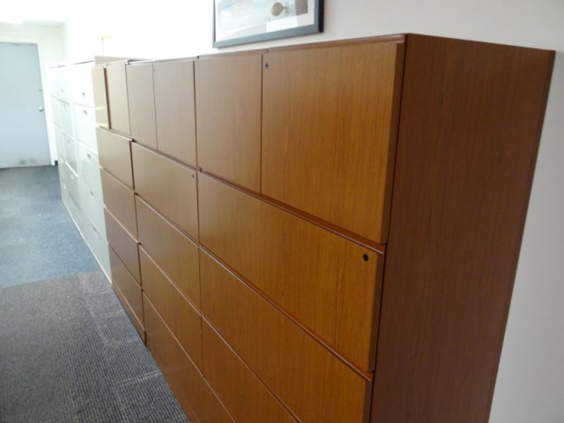 Lot of Lateral Files, Bookcases, Table Tops